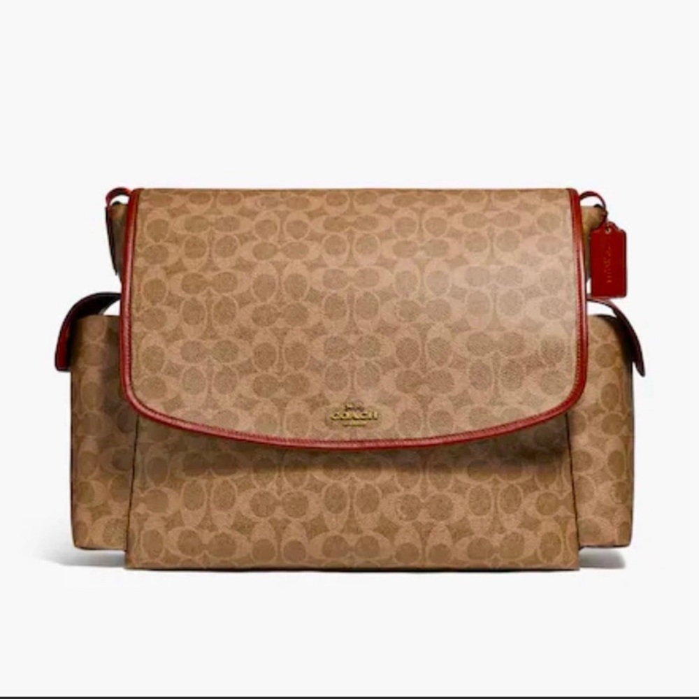 Coach Baby Messenger Bag In Signature Canvas